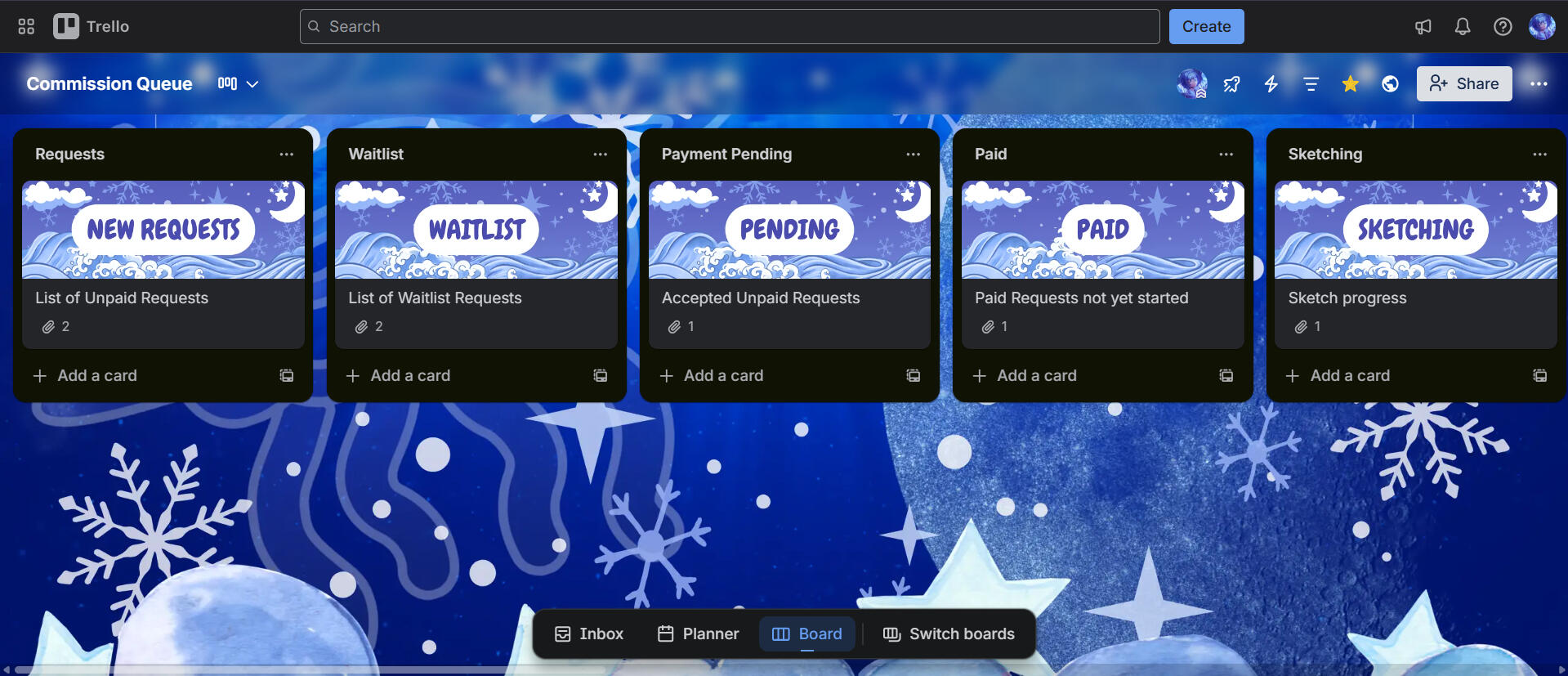 Trello Comms Queue